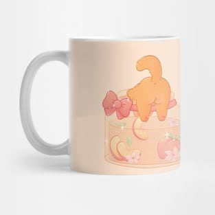 Peach Jam Cat Mug